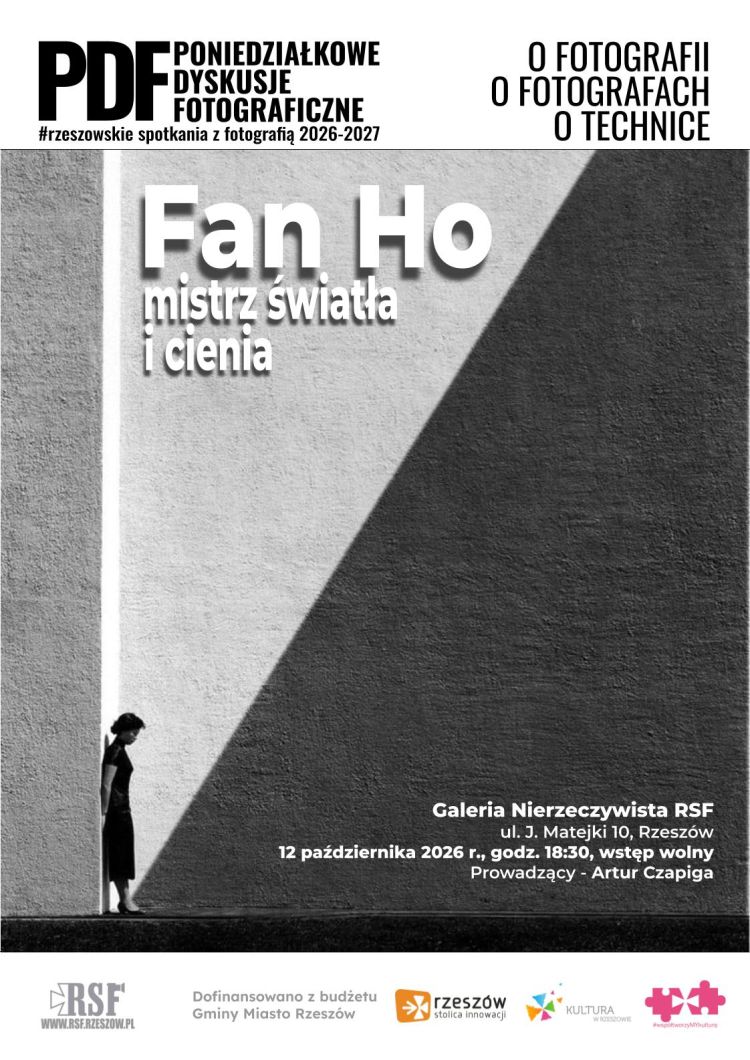 Fotografie Fan Ho w Rzeszowie. Spotkanie poświęcone mistrzowi cienia i światła 1 - Polskie Radio Rzeszów Fotografie Fan Ho w Rzeszowie. Spotkanie poświęcone mistrzowi cienia i światła