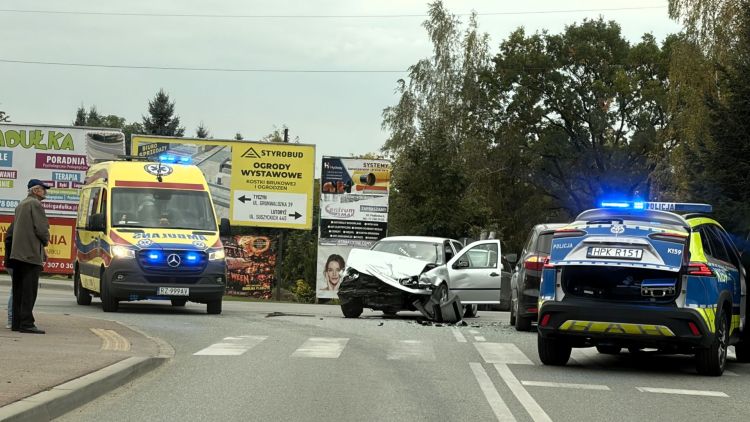Utrudnienia na&nbsp;DK9 w&nbsp;Kolbuszowej i&nbsp;po&nbsp;kolizji w&nbsp;Rzeszowie