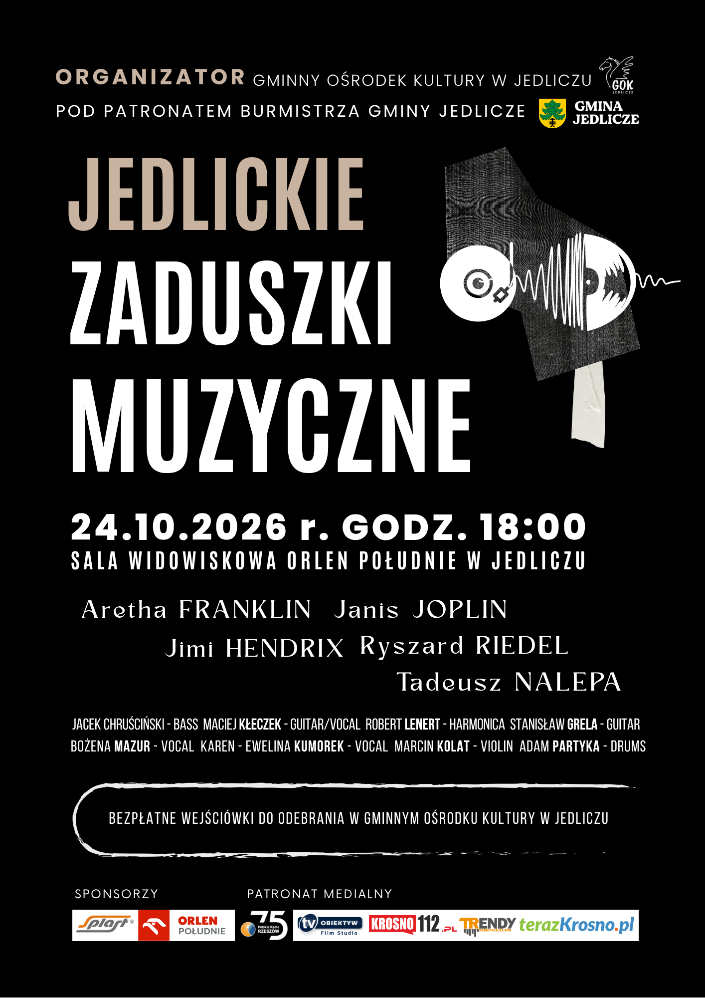 Jedlickie Zaduszki Muzyczne – wieczór pełen muzycznych wspomnień - Polskie Radio Rzeszów