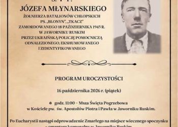 Józef Młynarski zostanie pochowany. Uroczystości w&nbsp;Jaworniku Ruskim