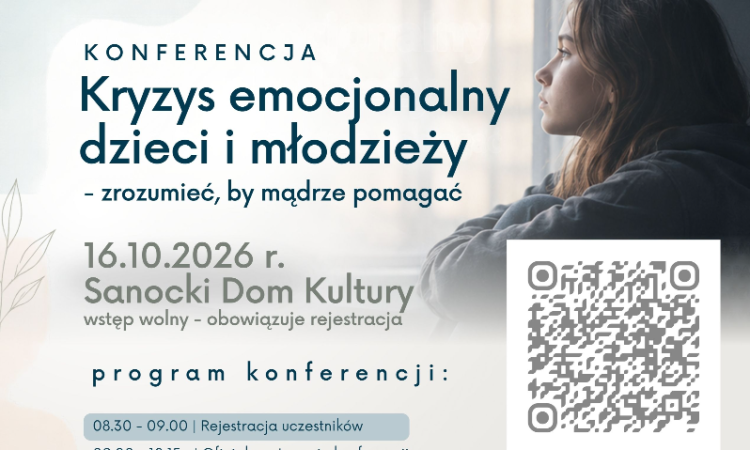 Kryzys emocjonalny dzieci i młodzieży. Konferencja w Sanoku 1 - Polskie Radio Rzeszów Kryzys emocjonalny dzieci i młodzieży. Konferencja w Sanoku
