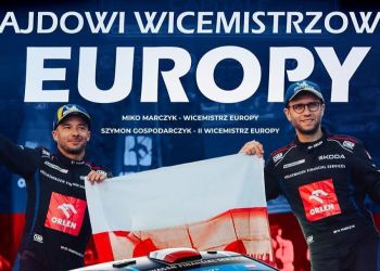 Miko Marczyk i&nbsp;Szymon Gospodarczyk rajdowymi wicemistrzami Europy