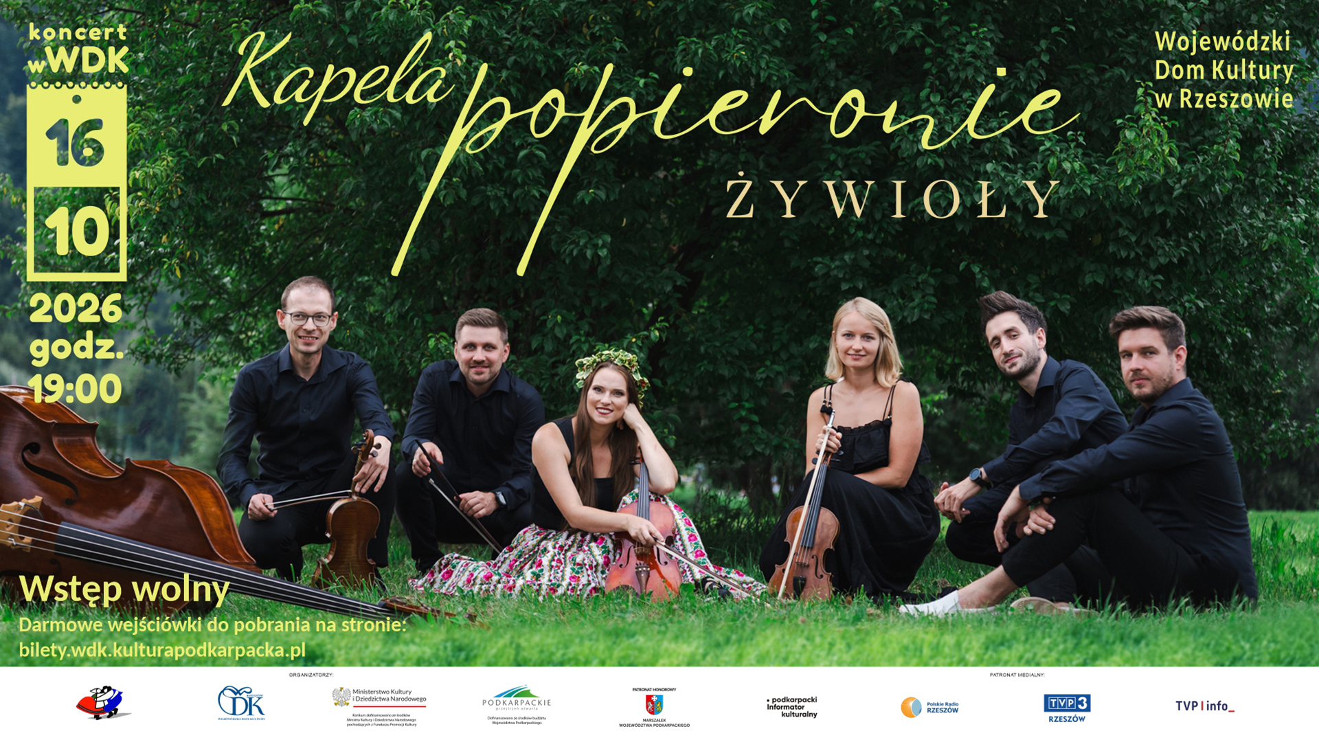 Koncert Kapeli PoPieronie w ramach 42. Ogólnopolskiego Konkursu Tradycyjnego Tańca Ludowego - Polskie Radio Rzeszów