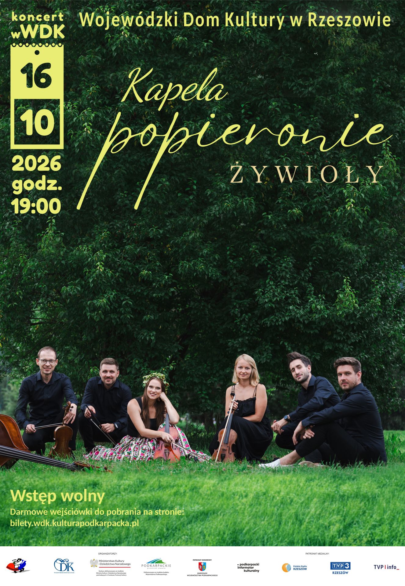 Koncert Kapeli PoPieronie w ramach 42. Ogólnopolskiego Konkursu Tradycyjnego Tańca Ludowego - Polskie Radio Rzeszów