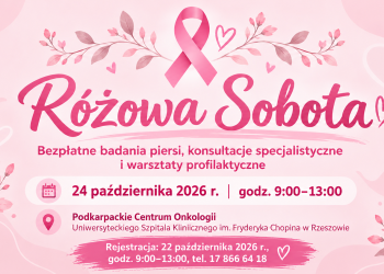 Różowa Sobota w&nbsp;Rzeszowie. Bezpłatne badania piersi i&nbsp;konsultacje