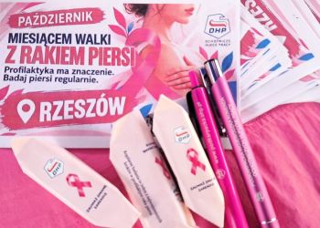 Różowy Październik w&nbsp;Rzeszowie. OHP przypominają o&nbsp;profilaktyce raka piersi