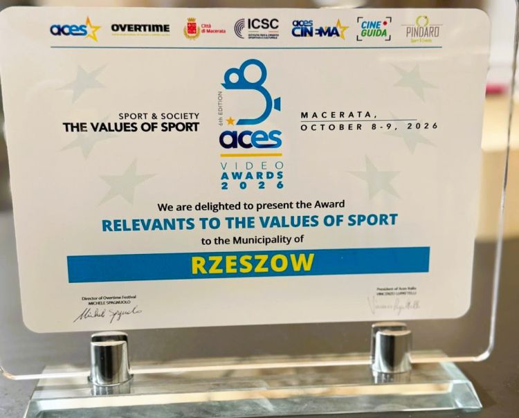 Rzeszów nagrodzony we Włoszech. Międzynarodowe wyróżnienie za promocję sportu 1 - Polskie Radio Rzeszów Rzeszów nagrodzony we Włoszech. Międzynarodowe wyróżnienie za promocję sportu