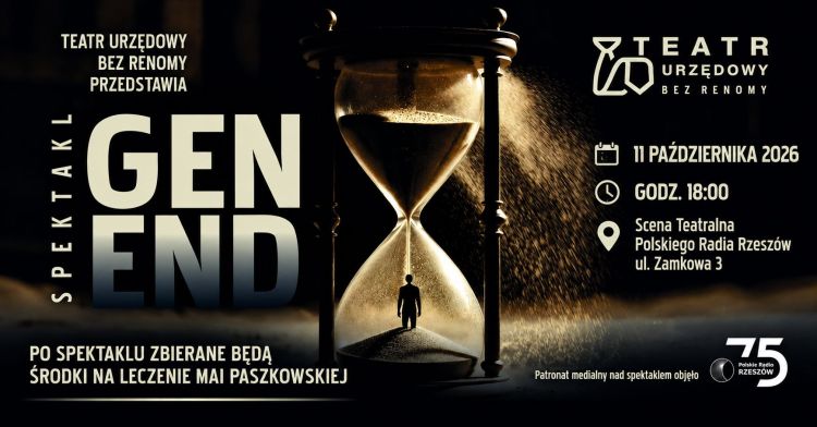Spektakl „GEN-END” w&nbsp;Rzeszowie. Zbiórka na&nbsp;leczenie Mai Paszkowskiej