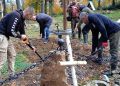 Szczątki 12 żołnierzy pochowano na&nbsp;górze Manyłowej w&nbsp;Bieszczadach