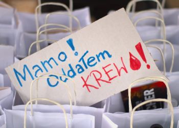 Wampiriada na&nbsp;Uniwersytecie Rzeszowskim. Studenci oddawali krew
