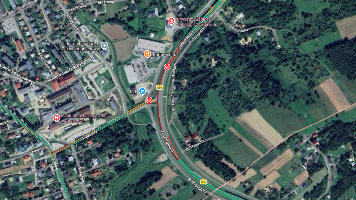 Zderzenie osobówek na DW 886 w Brzozowie. Jedna osoba została ranna - Polskie Radio Rzeszów