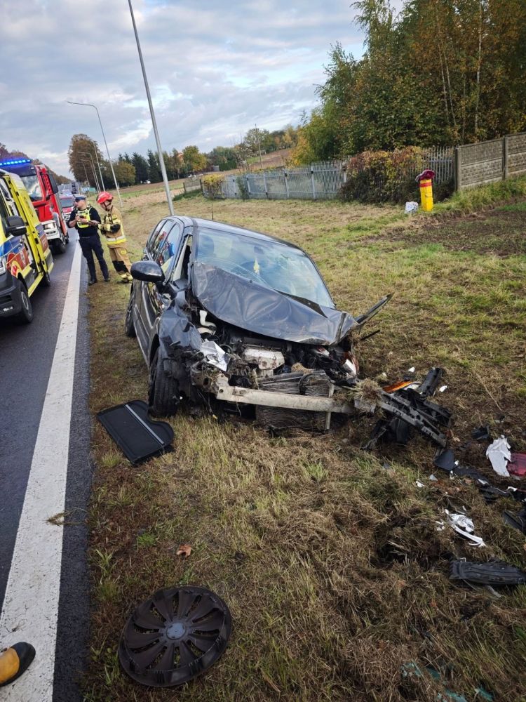 Wypadek w&nbsp;Gwizdaju. Trzy osoby w&nbsp;szpitalu, utrudnienia w&nbsp;kierunku Przeworska