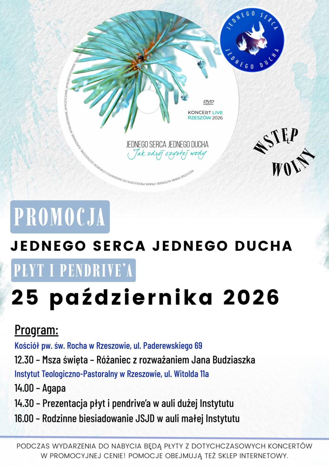 „Jak Zdrój Czystej Wody”. Nowa płyta Jednego Serca Jednego Ducha ma premierę w Rzeszowie 2 - Polskie Radio Rzeszów „Jak Zdrój Czystej Wody”. Nowa płyta Jednego Serca Jednego Ducha ma premierę w Rzeszowie - Polskie Radio Rzeszów